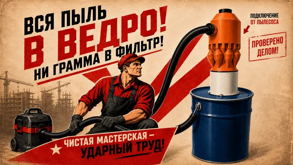 Циклонный фильтр двухконтурный второго поколения